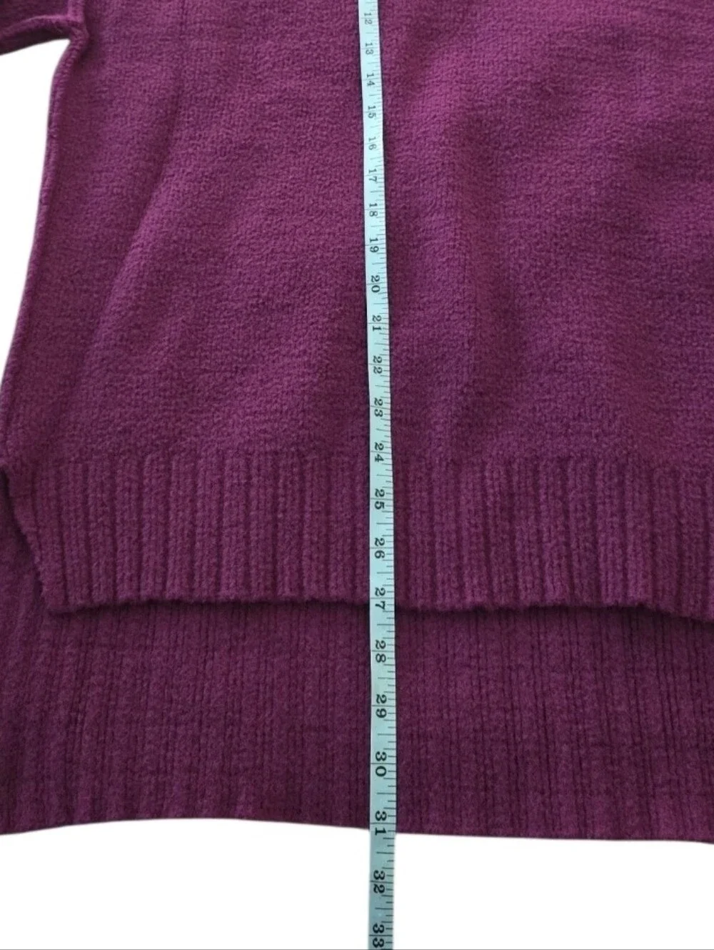 Free People Peaches Plum Caspia Oversized Tunic Sweater. Size XS/Runs Very Large